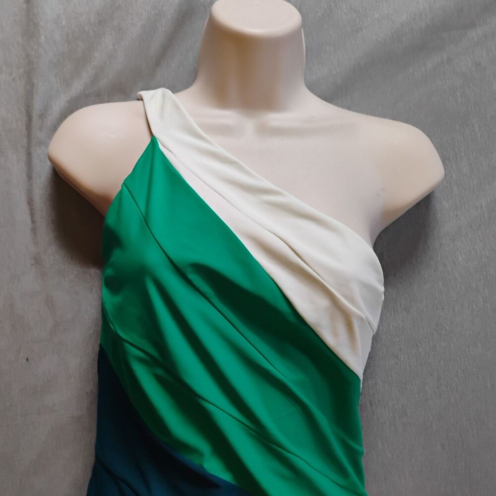 Summersalt The Sidestroke One Piece Swimsuit Size 6LT Tall Colorblock Green - Picture 13 of 15